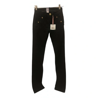 Pre-owned Sass & Bide Slim Jeans In Black