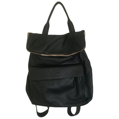 Pre-owned Whistles Black Leather Backpack