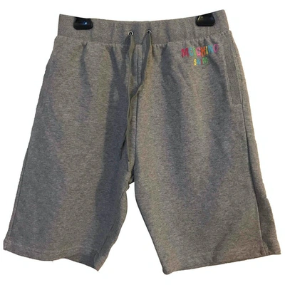 Pre-owned Moschino Grey Cotton Shorts