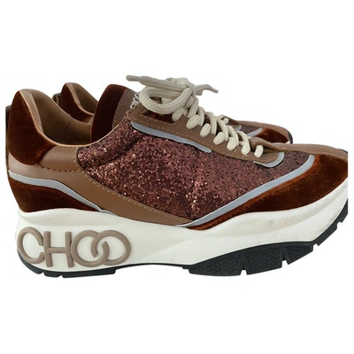 Pre-owned Jimmy Choo Glitter Trainers