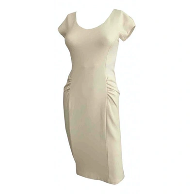 Pre-owned Armani Collezioni Dress In White