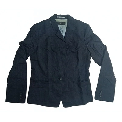 Pre-owned Paul Smith Blue Cotton Coat