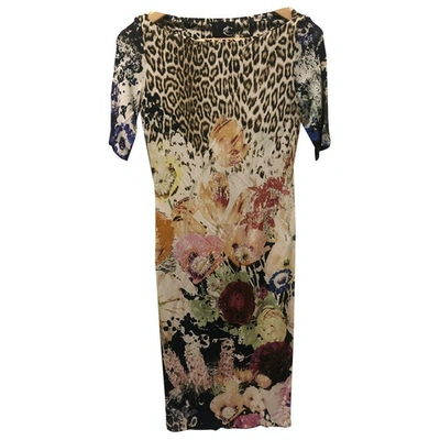 Pre-owned Just Cavalli Mid-length Dress In Multicolour