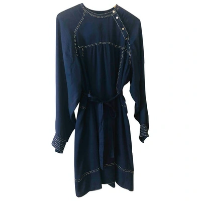 Pre-owned Isabel Marant Blue Silk Dress