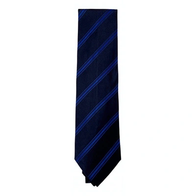 Pre-owned Kenzo Blue Silk Ties