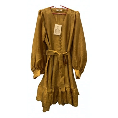 Pre-owned Stine Goya Gold Dress