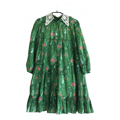 Pre-owned Manoush Green Cotton Dress