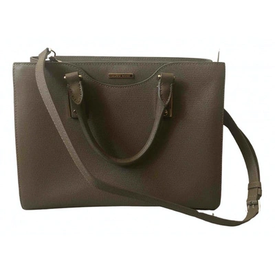 Pre-owned Hugo Boss Beige Leather Handbag