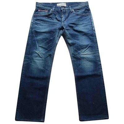 Pre-owned Edwin Straight Jeans In Blue