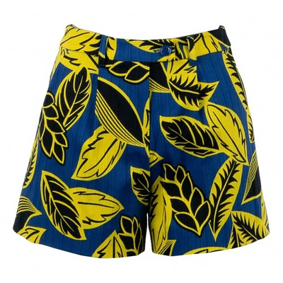 Pre-owned Moschino Blue Cotton Shorts