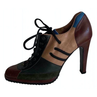 Pre-owned Alaïa Multicolour Leather Heels