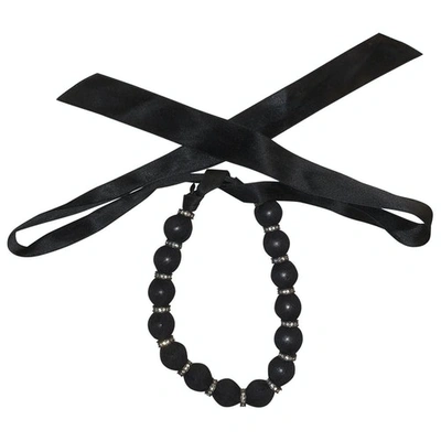 Pre-owned Lanvin Black Cloth Necklace