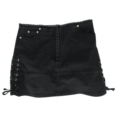 Pre-owned Mcq By Alexander Mcqueen Mini Skirt In Black