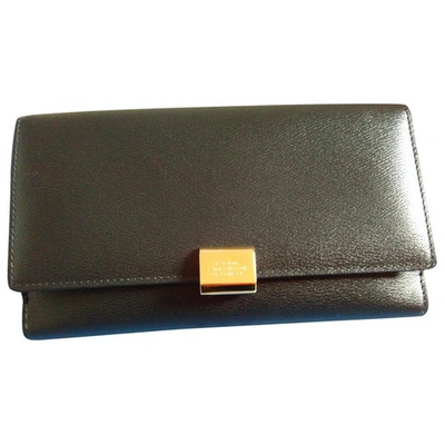 Pre-owned Smythson Black Leather Wallet