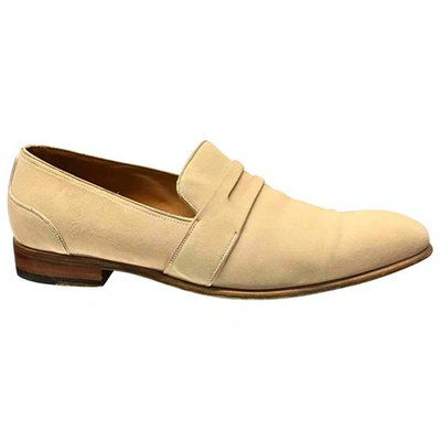 Pre-owned Sergio Rossi Flats In Beige