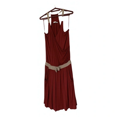 Pre-owned See By Chloé Mid-length Dress In Burgundy