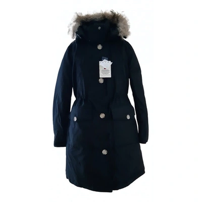 Pre-owned Woolrich Black Cotton Coat