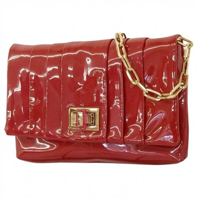 Pre-owned Anya Hindmarch Red Patent Leather Handbag