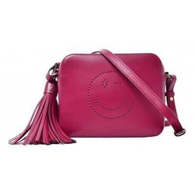 Pre-owned Anya Hindmarch Purple Leather Handbag