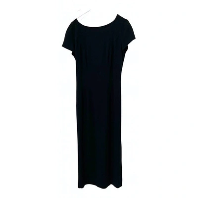 Pre-owned Mugler Mid-length Dress In Black