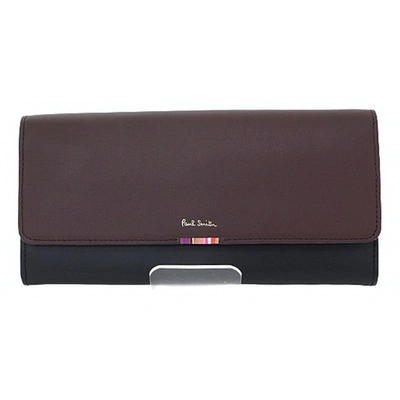 Pre-owned Paul Smith Black Leather Wallet