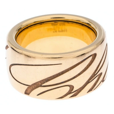 Pre-owned Chopard Gold Pink Gold Ring