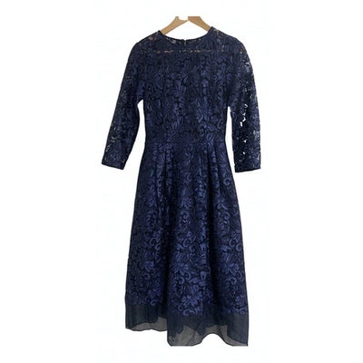 Pre-owned Ted Baker Blue Lace Dress