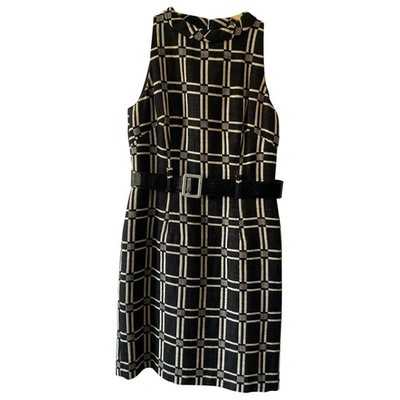 Pre-owned Milly Black Linen Dress