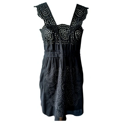 Pre-owned The Kooples Black Cotton Dress