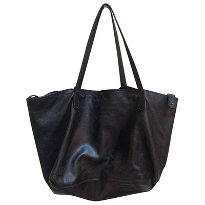 Pre-owned Max Mara Black Leather Handbag
