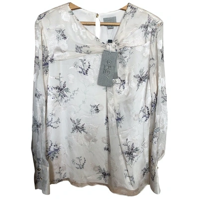 JASON WU Pre-owned Silk Blouse In White