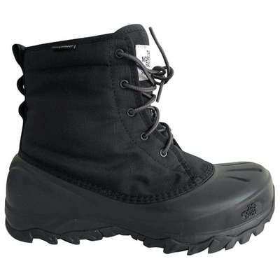 Pre-owned The North Face Black Cloth Boots