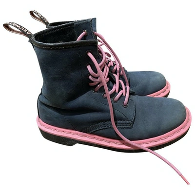 Pre-owned Dr. Martens' 1460 Pascal (8 Eye) Suede Boots