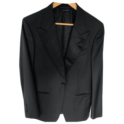 Pre-owned Tom Ford Wool Vest In Black