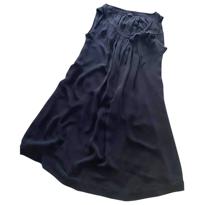 Pre-owned Joseph Navy Silk Dress