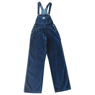 Pre-owned Levi's Blue Cotton Jumpsuit