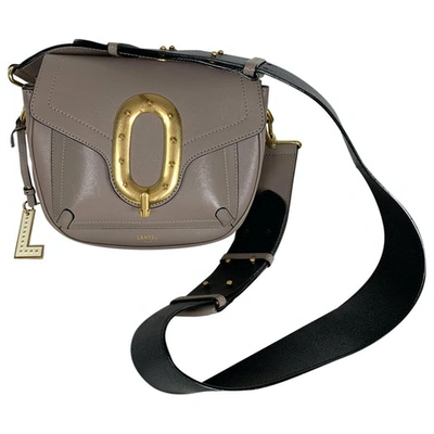 Pre-owned Lancel Romane Grey Leather Handbag