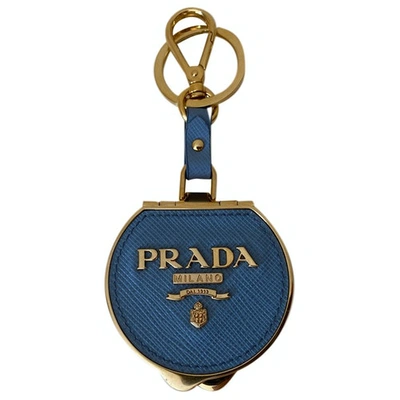 Pre-owned Prada Blue Steel Bag Charms