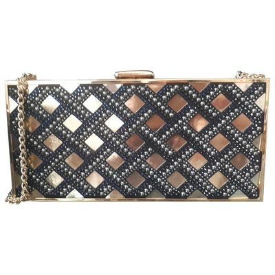 Pre-owned Rodo Gold Metal Clutch Bag