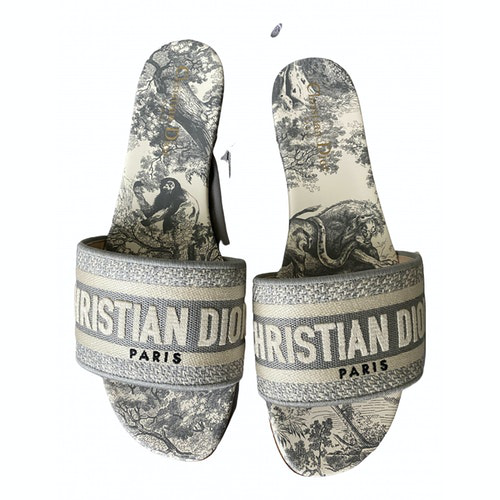 dior sandals grey
