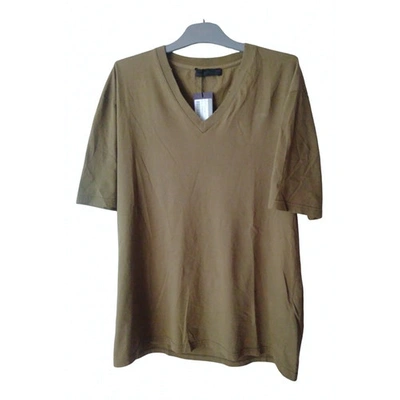 Pre-owned Prada Brown Cotton T-shirts