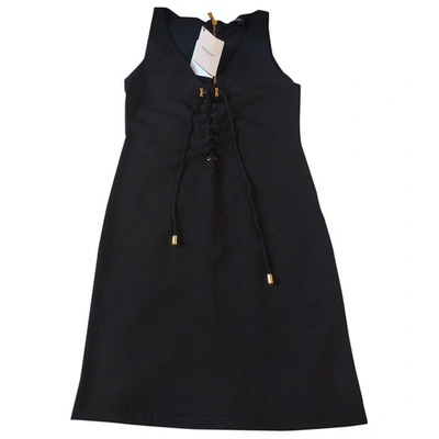 Pre-owned Balmain Dress In Black