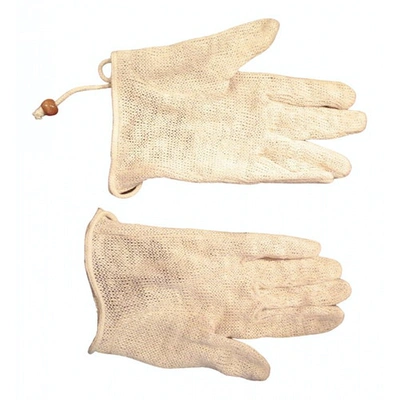 Pre-owned Emporio Armani Gloves In Ecru