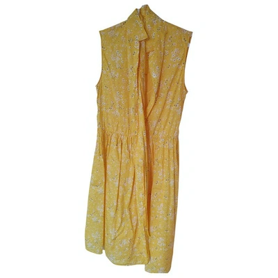 Pre-owned Comptoir Des Cotonniers Yellow Cotton Dress