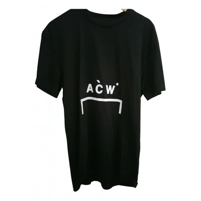 Pre-owned A-cold-wall* Black Cotton T-shirt