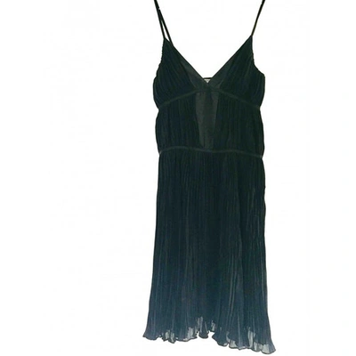 Pre-owned Vanessa Bruno Black Silk Dress