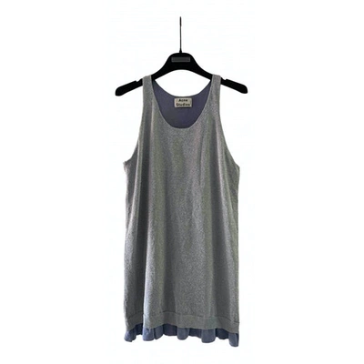 Pre-owned Acne Studios Linen Vest In Metallic