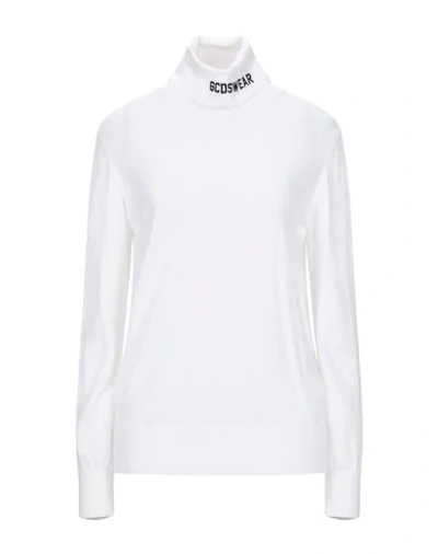 Shop Gcds Turtlenecks In Ivory