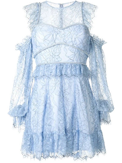 Shop Alice Mccall I Found You Mini Dress In Blue