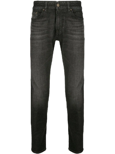 Shop Pt05 Mid-rise Slim-fit Jeans In Grey